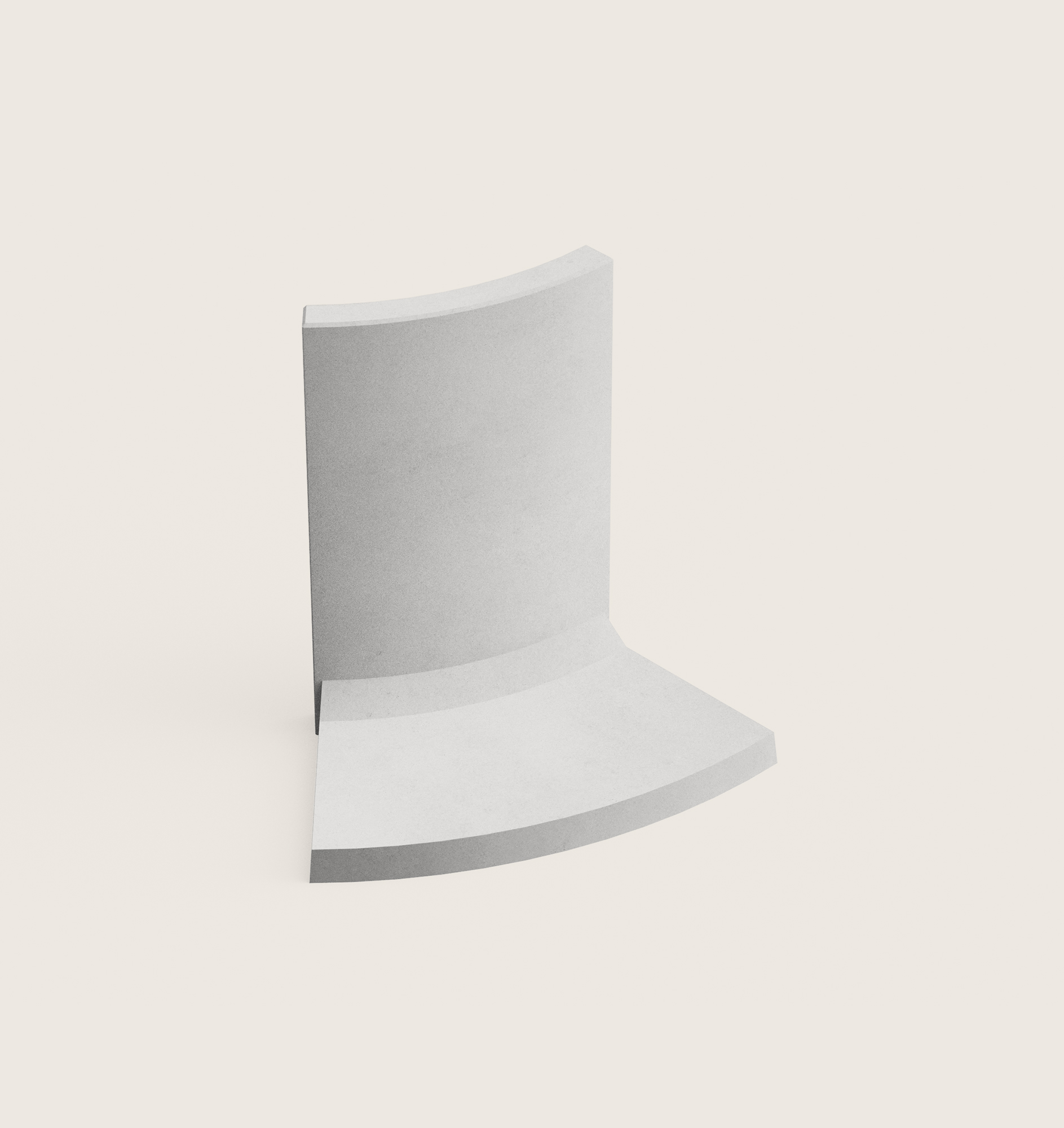 Curved outside 45&deg;